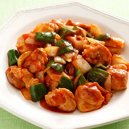 ごはんがすすむ味♪ 鶏もも肉の甘酢炒め