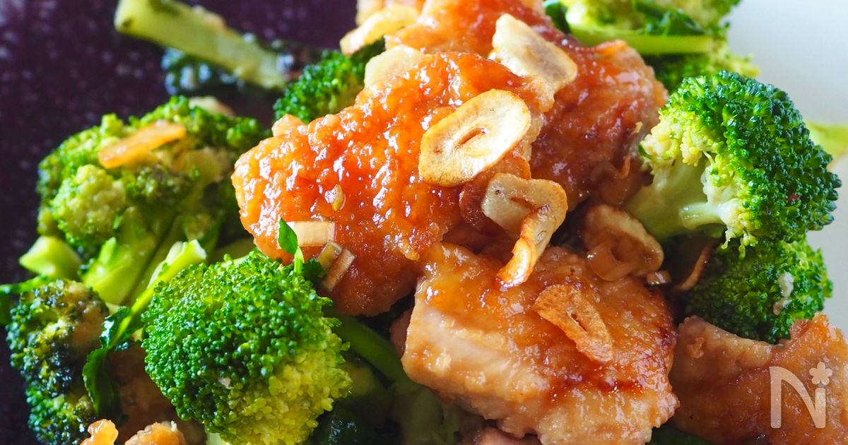 ブロッコリーと鶏もも肉の中華炒め