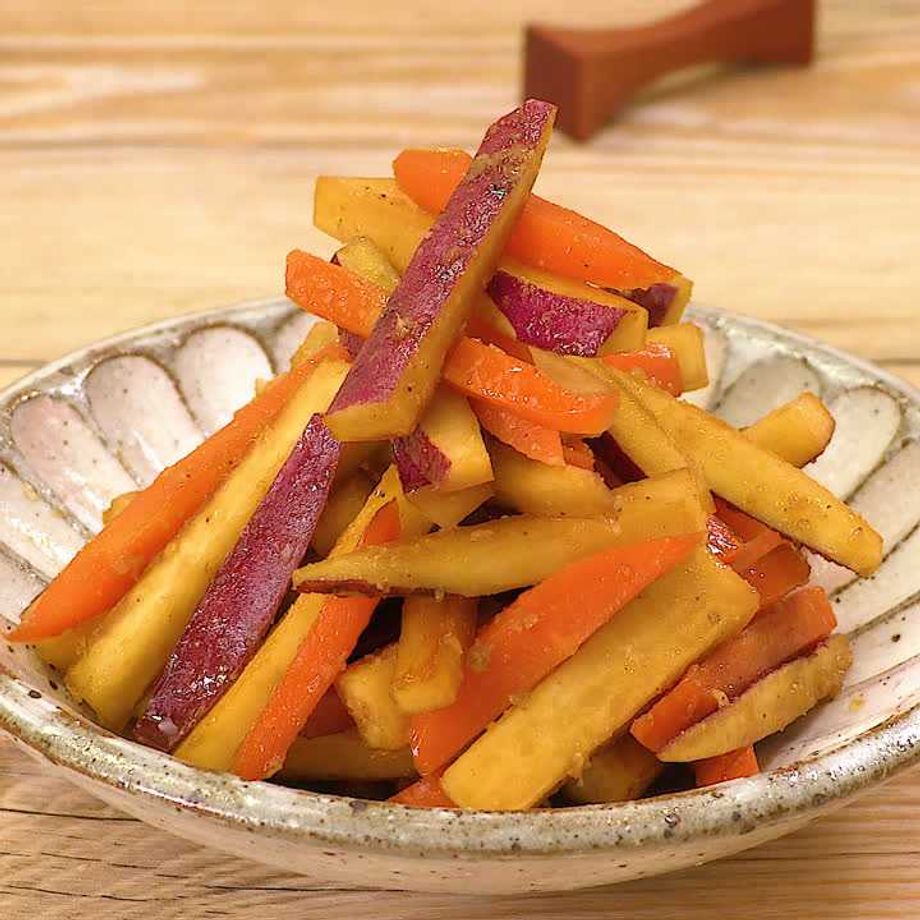 お箸が止まらない！！『さつまいものバター醤油きんぴら』