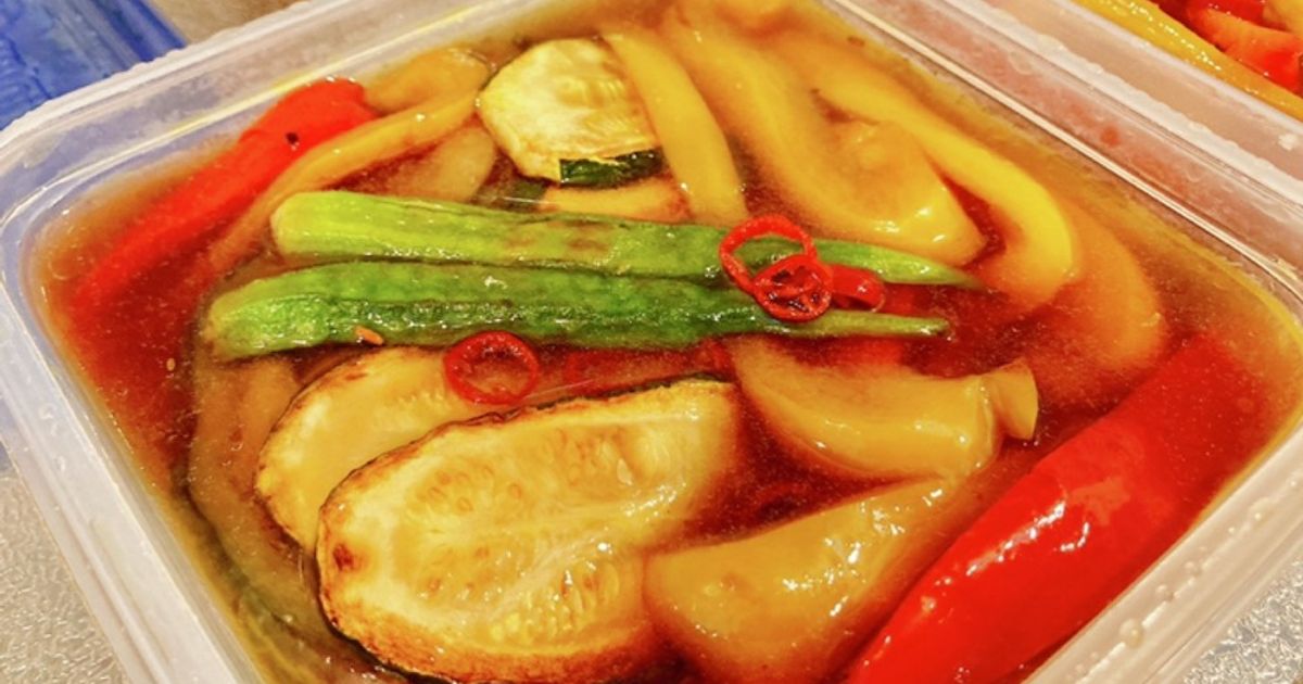 夏野菜の焼き浸し