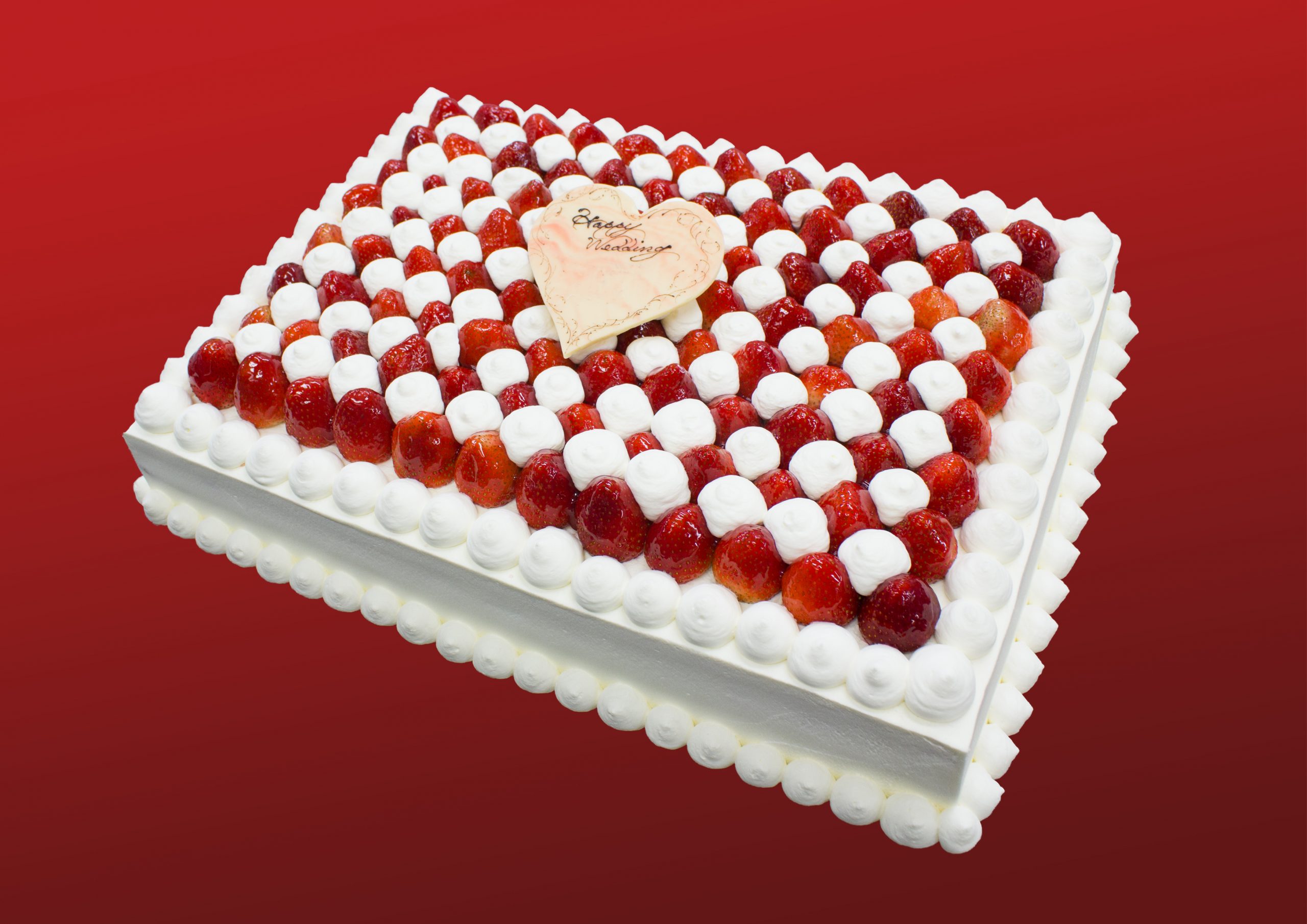 新品 ウェディングケーキ台 18-8 ステンレスUK 100cm ウェディングケーキスクエアケーキ*税込20,000円〜*26cm×36cm *30人前〜35人前 先日、ウェディングケーキのオーダーが入りお作りさせていただきました🎂✨ ※写真はフルーツ増量飾りです。スイーツ