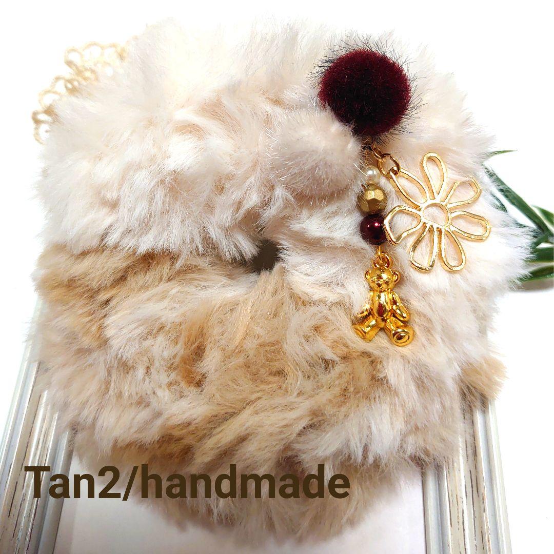 ダイソー毛糸で！フェイクファーポンポンのヘアゴムこいとの Handmade Life