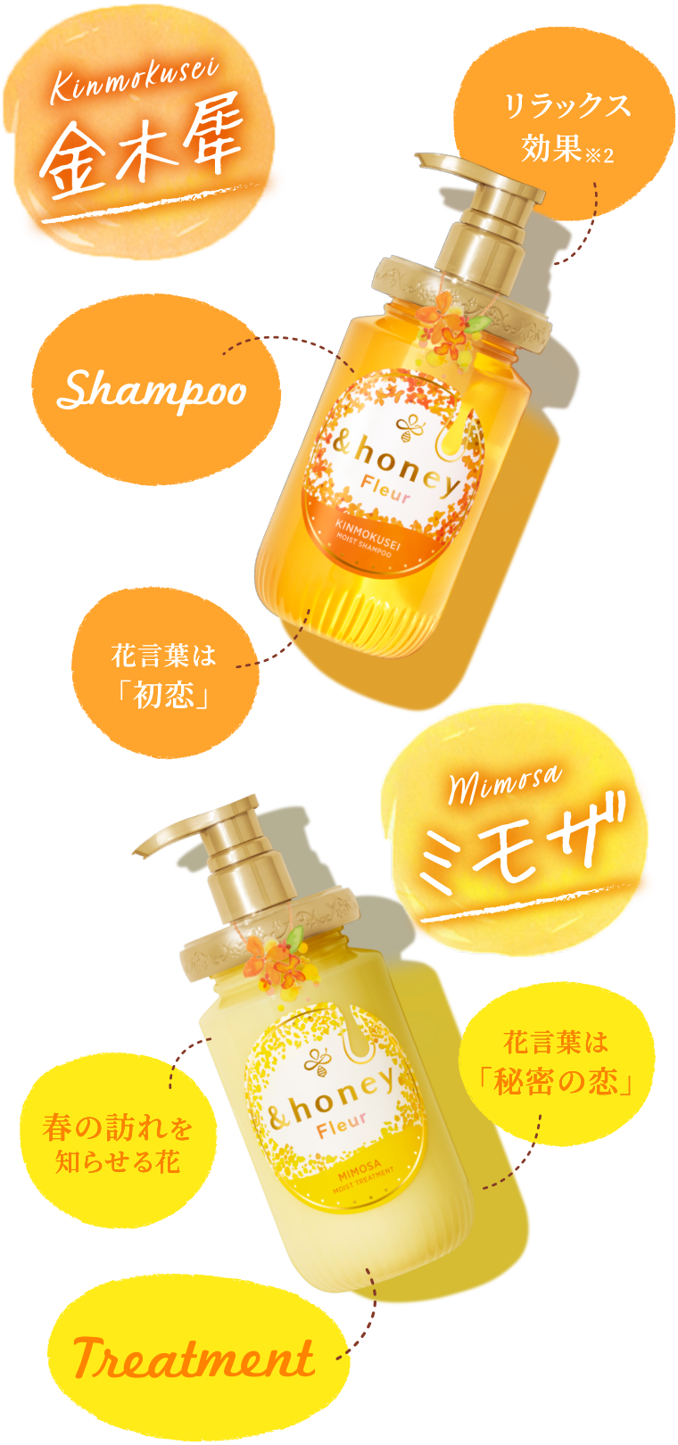 いい香りで香水入らず💇🏼‍♀️💖甘めの金木犀とミモザの香りが超いい香りで持続力もバッチリ👍🏼 アンドハニー メイク 化粧 コスメ バズりコスメ ベスコス 髪 バズコス ヘアケア いい香り ヘアケア用品 ヘアケアグッズ