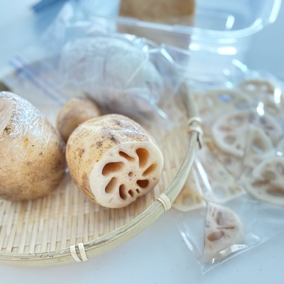 れんこんの冷凍保存方法蓮根の冷凍