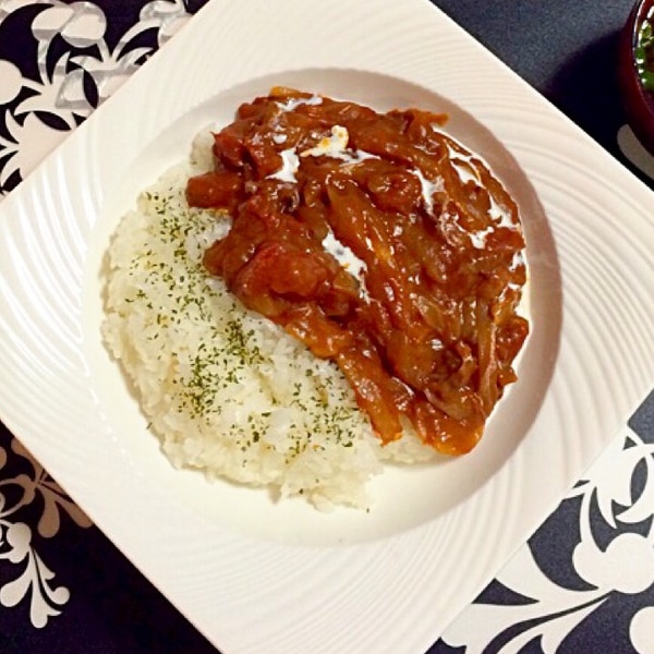 ルーを使わないハヤシライス洗い物が楽＆子どもに大人気