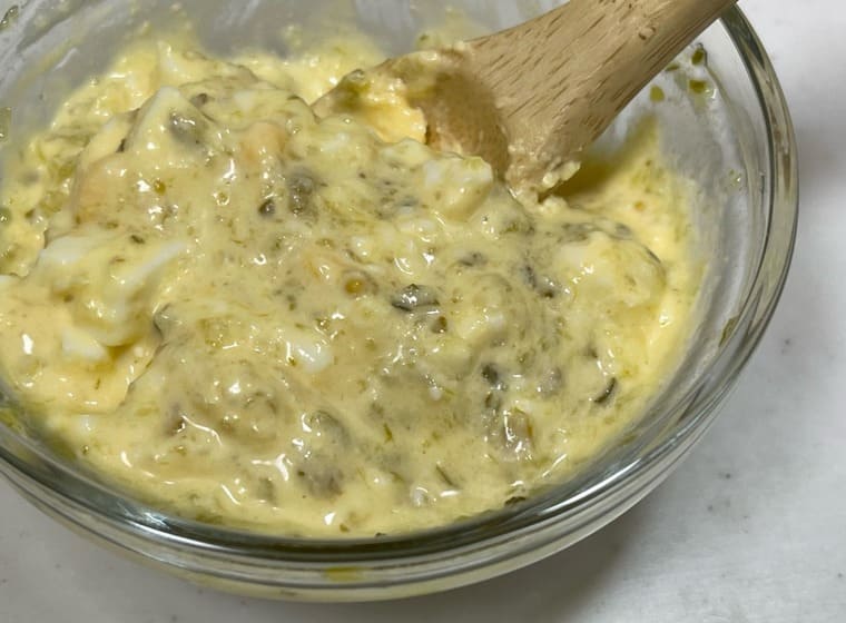 業務用スーパー 卵サラダアレンジTikTok