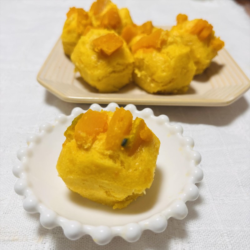 レンジで蒸しパンさつまいも&かぼちゃ2食入りcozre コズレ 子育てマガジン