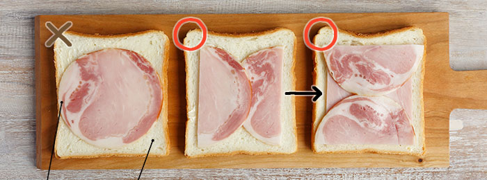 スライスタイプのミックスフルーツサンド２種 フルーツサンドイッチ講座 パン食系女子