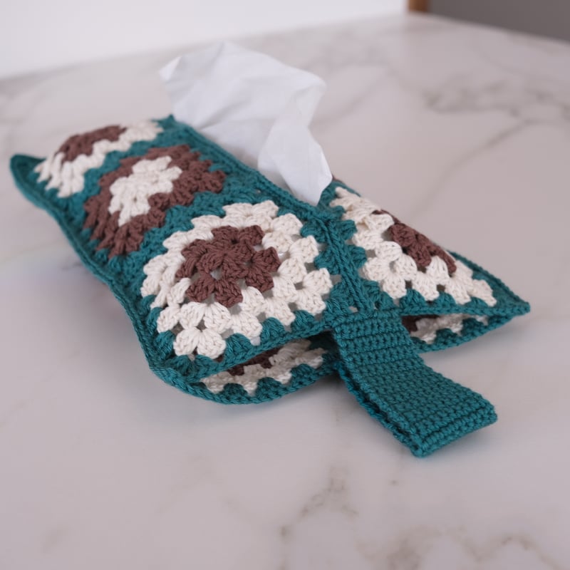 ティッシュボックスカバー 生クリームケーキ 手編み 編み物 ティッシュケース Lemon＊Drop 通販 7256148Creema クリーマ