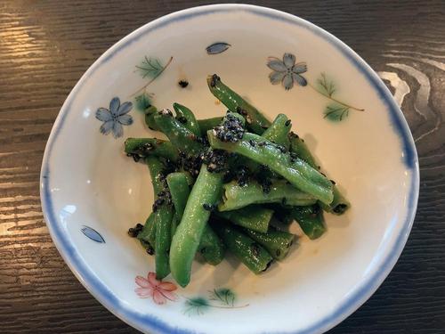 いんげんのしょうがツナ和えOlive Oil Life オリーブオイルライフ