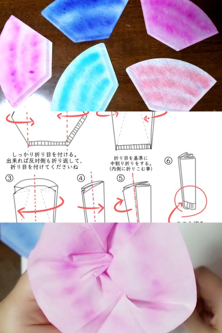 夏の製作に！コーヒーフィルターで朝顔を作ろう