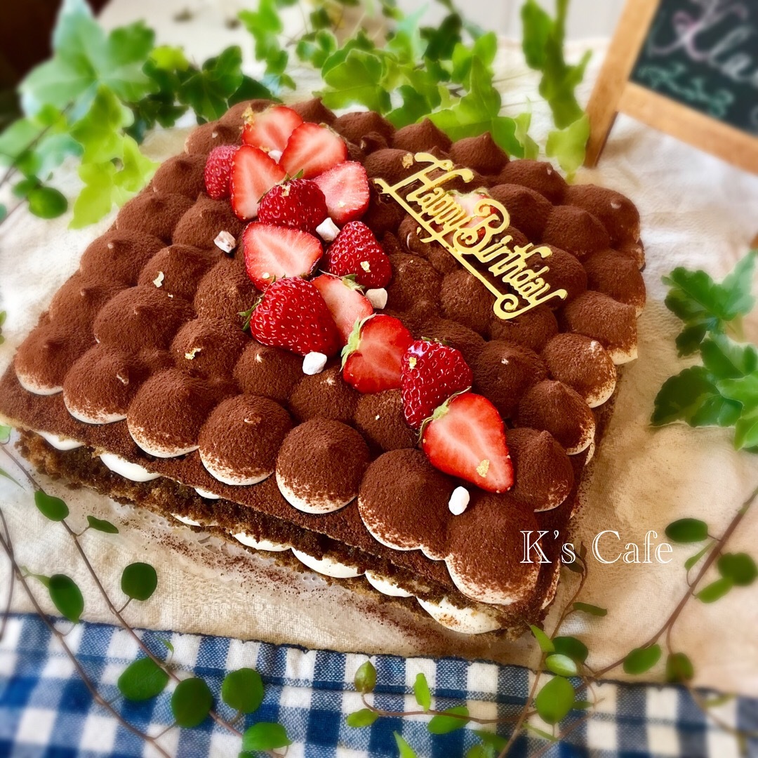 クリームチーズ♡ティラミスケーキ