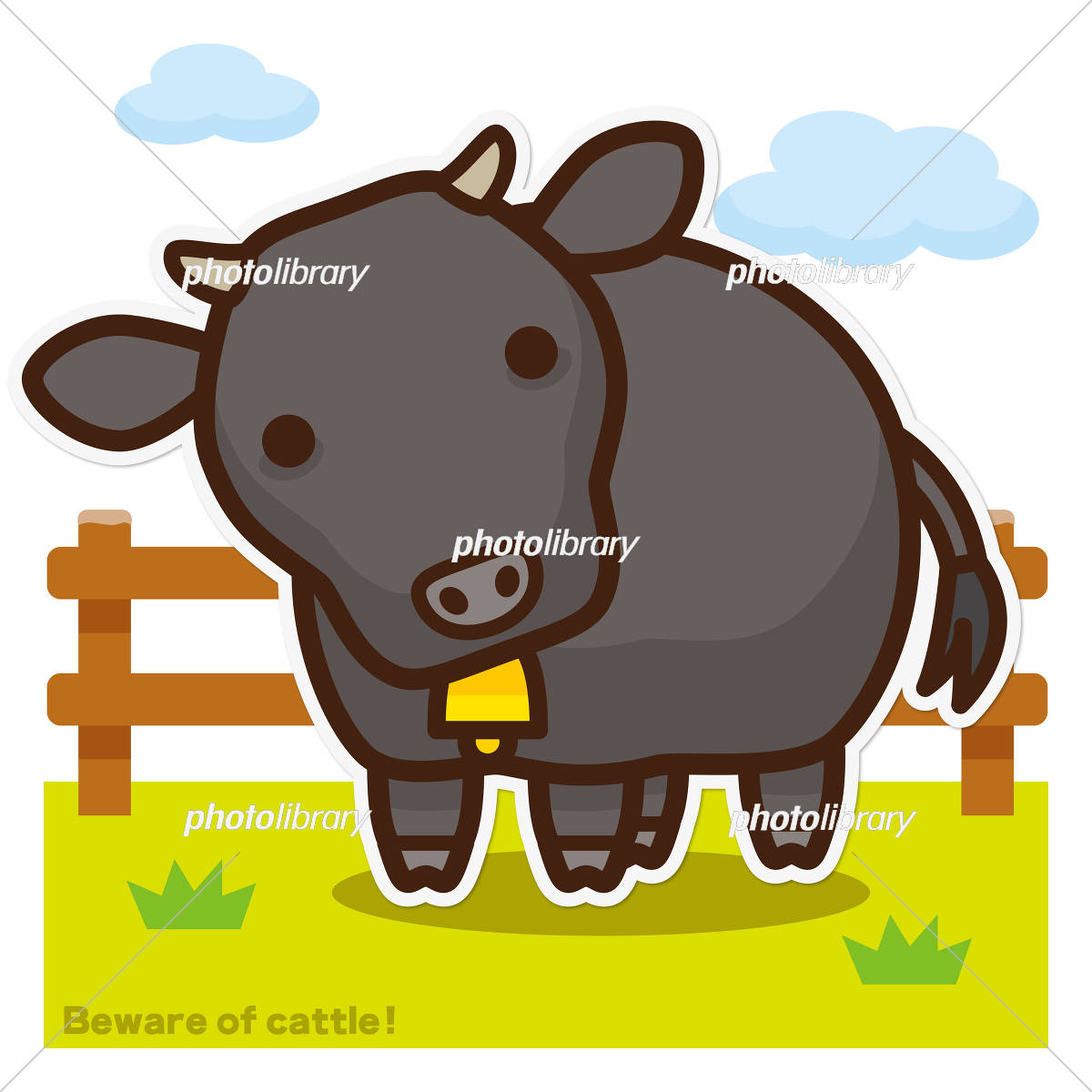 黒毛和牛」のイラスト素材・ベクター画像 - イメージマートimagemart