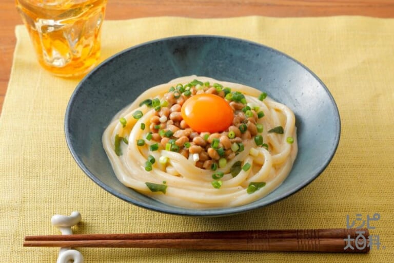 ☆朝食の定番♪ねぎ卵納豆☆