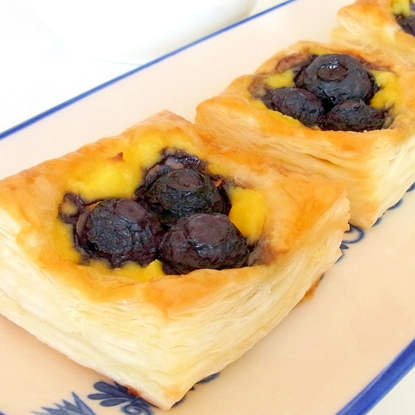 *バラのブーケ ♡ 簡単カスタードアップルパイ♪