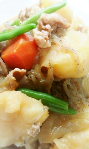 「柿汁」の肉じゃが