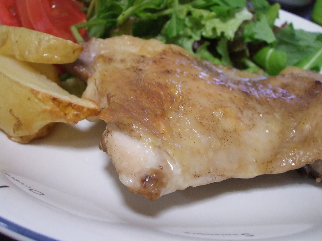 パリパリチキンの塩焼きどんぶり