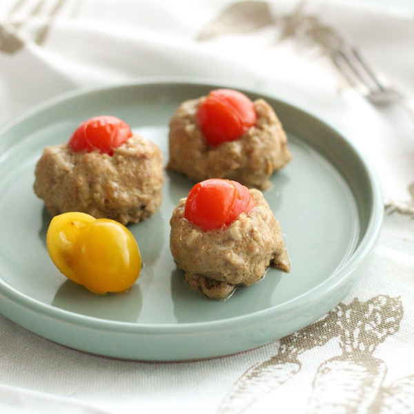 ミニトマトハンバーグ
