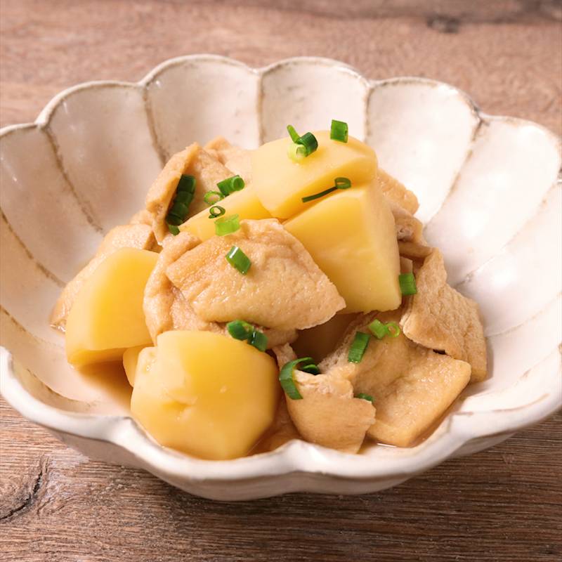 イカ下足とじゃがいもたちの煮物 - シェフパパブログ