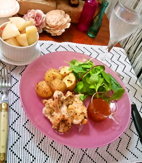 チキンバーの梅ジャム煮&ピザ作り♪ : トイロ公式ブログ 日々のこと~暮らしを彩る料理とモノ~Powered by ライブドアブログ