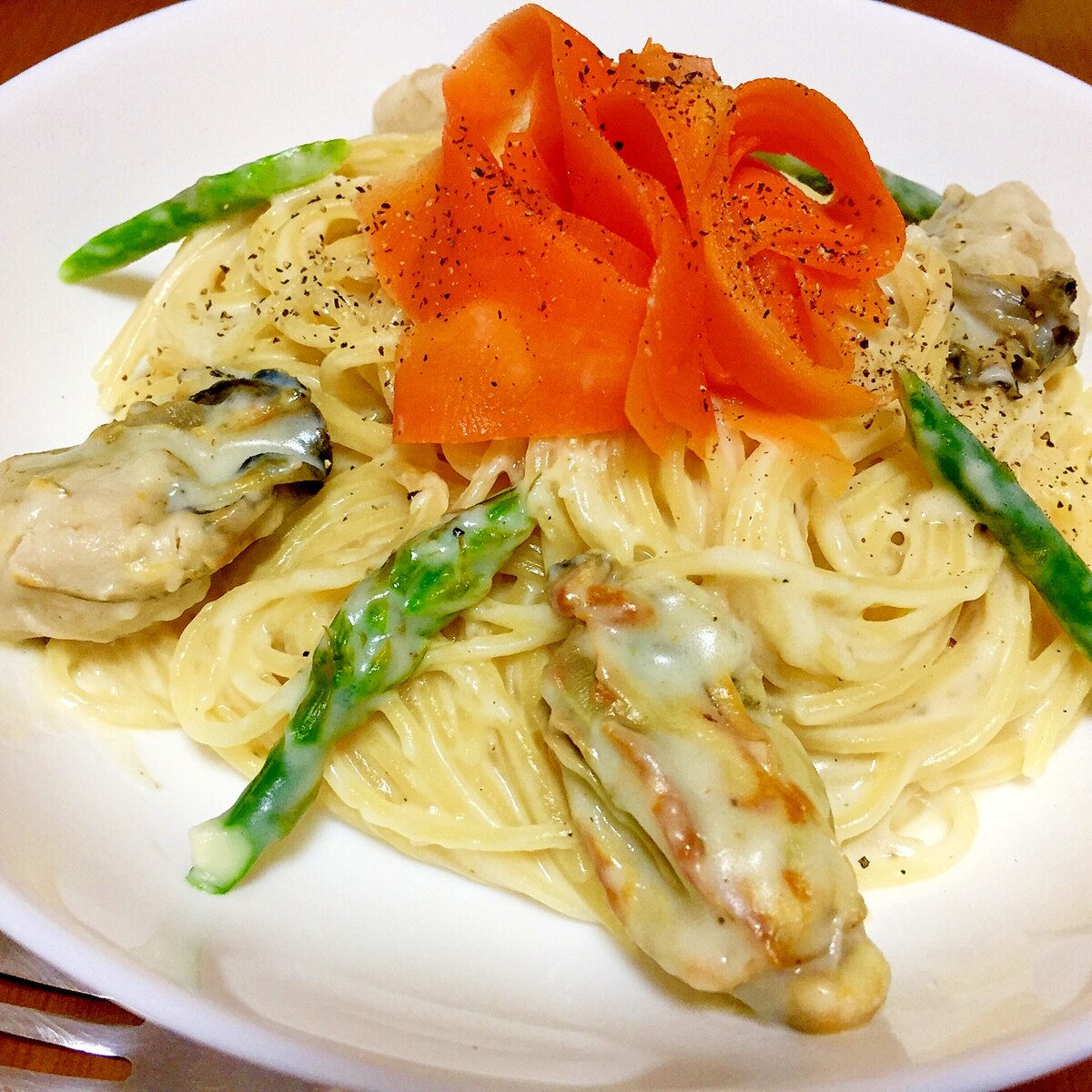 牡蠣と青海苔のクリームパスタ公式 MALT BAR DEN 表参道