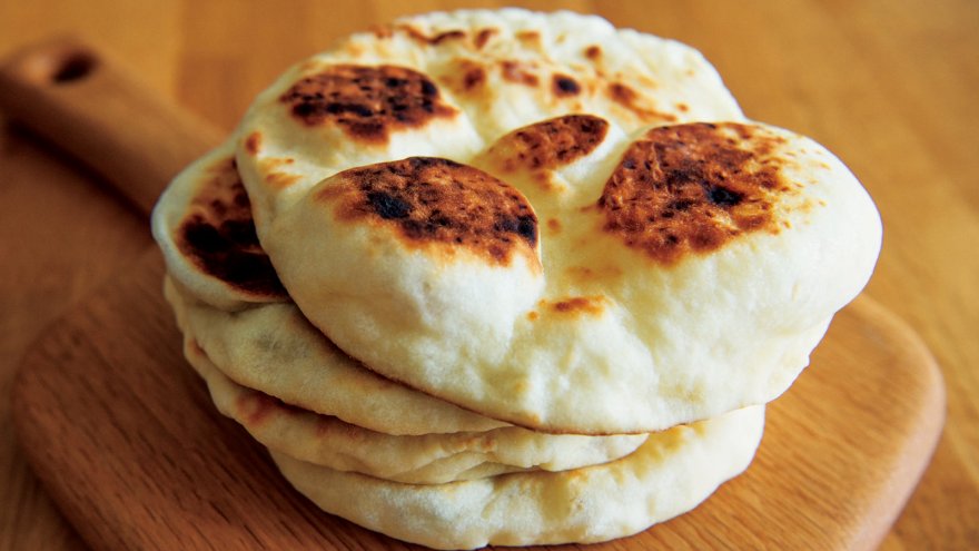 フライパンで焼く手作りナン