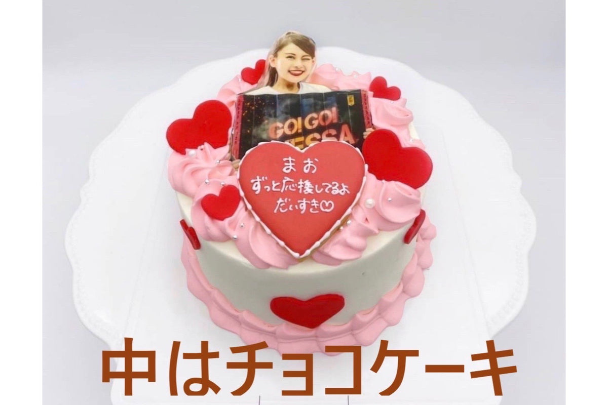 ハート型センイルケーキ 4号の口コミ・評判Cake.jp
