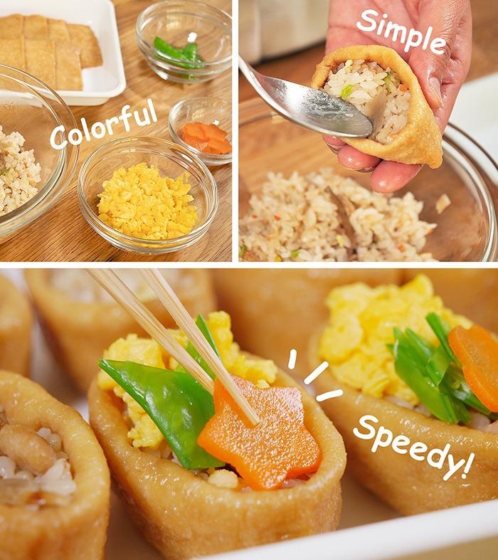 SNSで話題沸騰「 オープンいなり」弁当5選！行楽にもパーティーにも簡単おしゃれ♪ヨムーノ