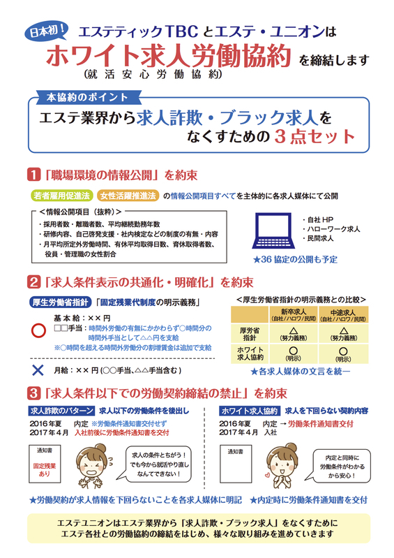 TBCグループ（エステ・脱毛）正社員・アルバイト求人サイト