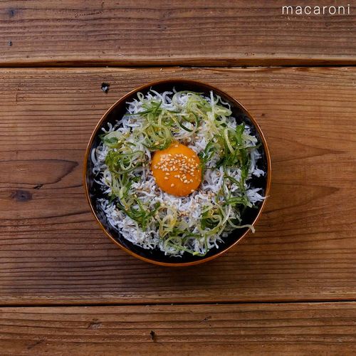 ごま油香る しらす丼 月見 レシピJOYL - J-オイルミルズ