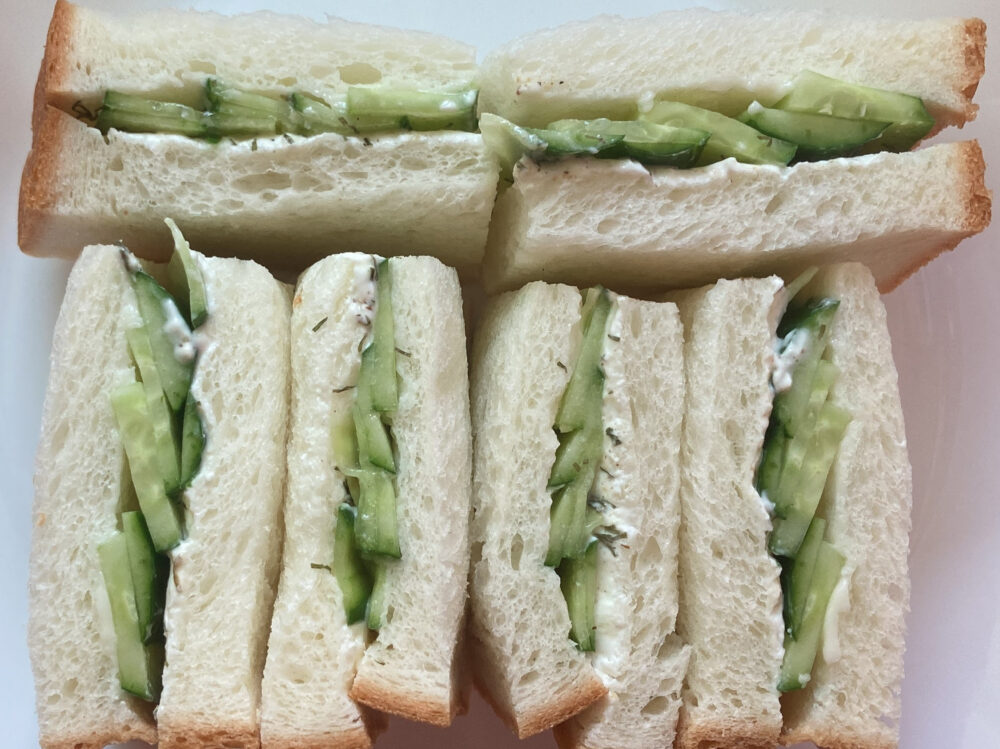 きゅうりサンドイッチ キューカンバーサンドイッチ