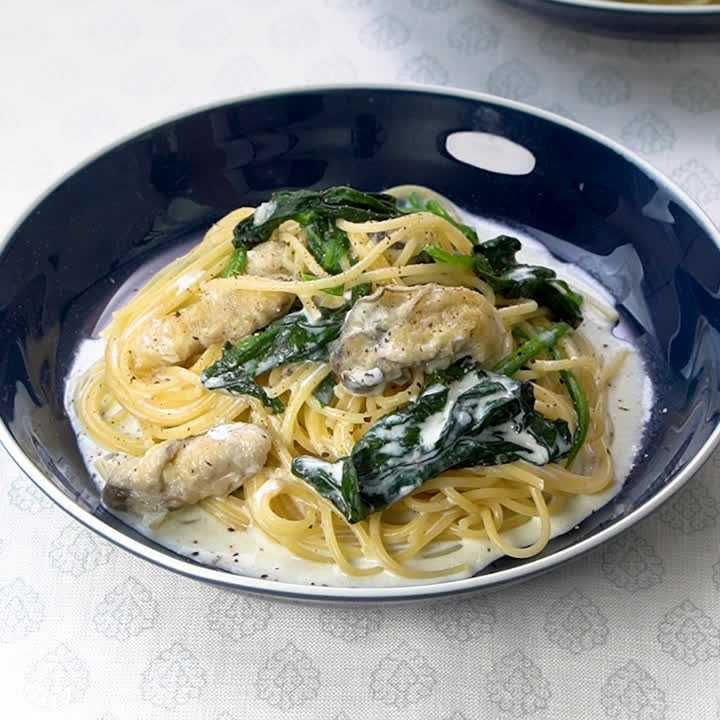 牡蠣のクリームパスタあいコープのレシピ集