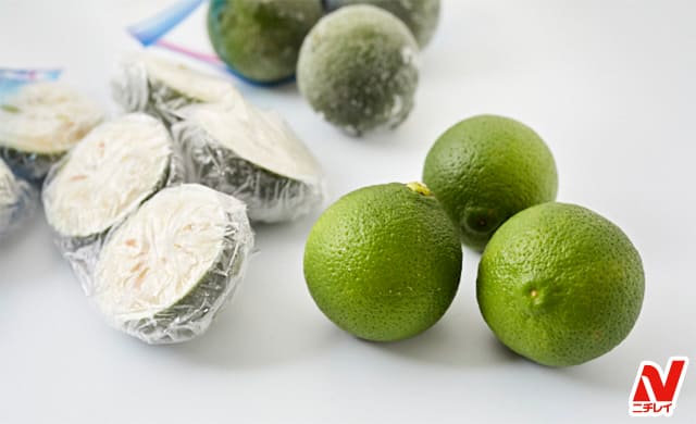 かぼすの保存 なるほど！果汁だけ冷凍する方法もあるのね♪カットしても丸ごとでも1か月キープ！『あたらしい日日』こんな時代のニューノーマルな暮らし方。食と農、生活情報をお届けします