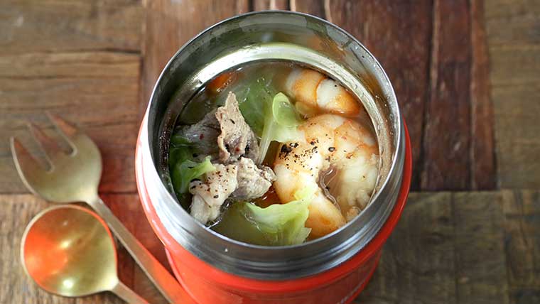 簡単！ヘルシー！温まる！ オートミール×スープジャーのお弁当レシピ 『オートミールでスープジャー弁当』BOOKウォッチ