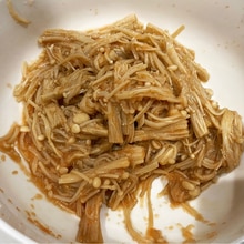 レンジで簡単えのきタラコバタ