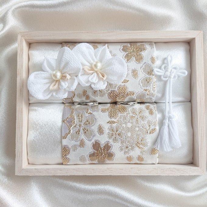 和風 リングピロー 手作りキット リングピロー 桜風さくらかぜメール便送料無料アナザークル