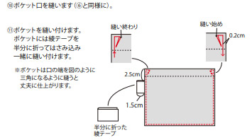 ミシンで作る バッククロスエプロン子ども用 の作り方 手順8その他ファッション アトリエハンドメイドレシピ 作り方 と手作り情報サイト