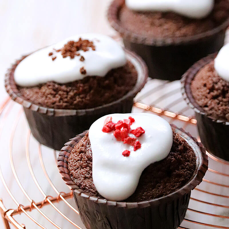 ラム酒香る大人のチョコレートマフィン