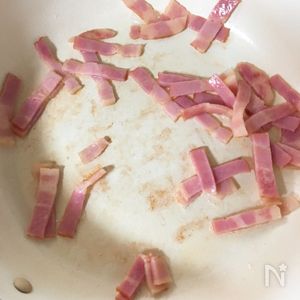 ベーコンと白菜のチーズ焼き