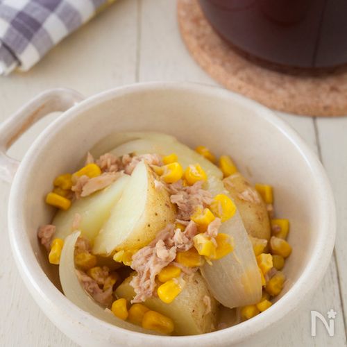 キャベツ・ツナ・コーンのレモンサラダ