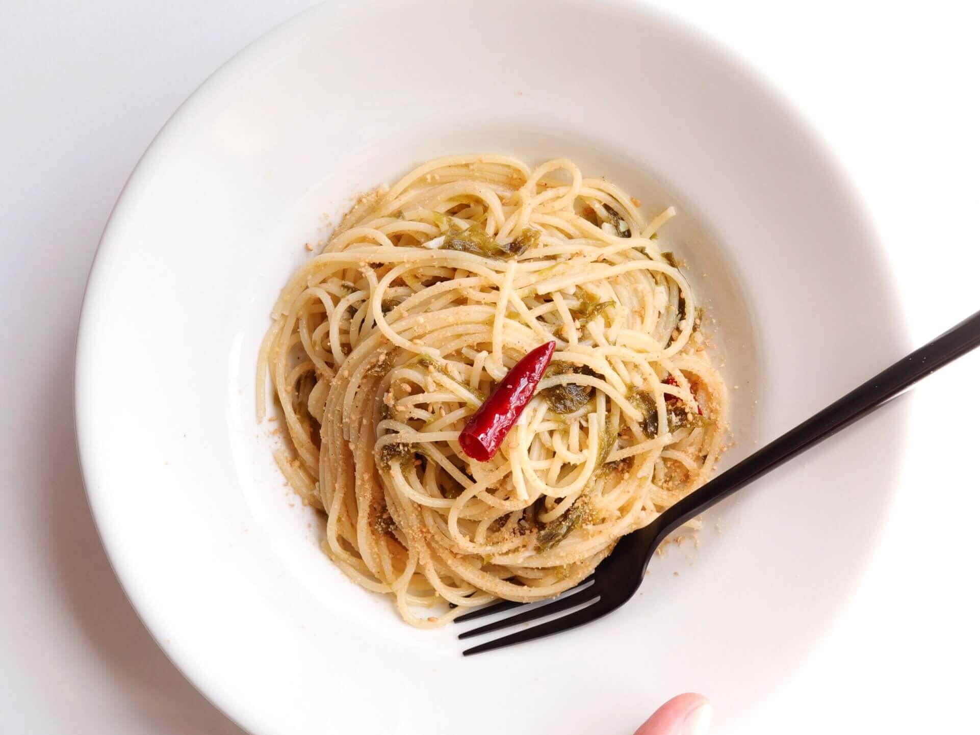 有明海苔の明太子パスタカネリョウメディア