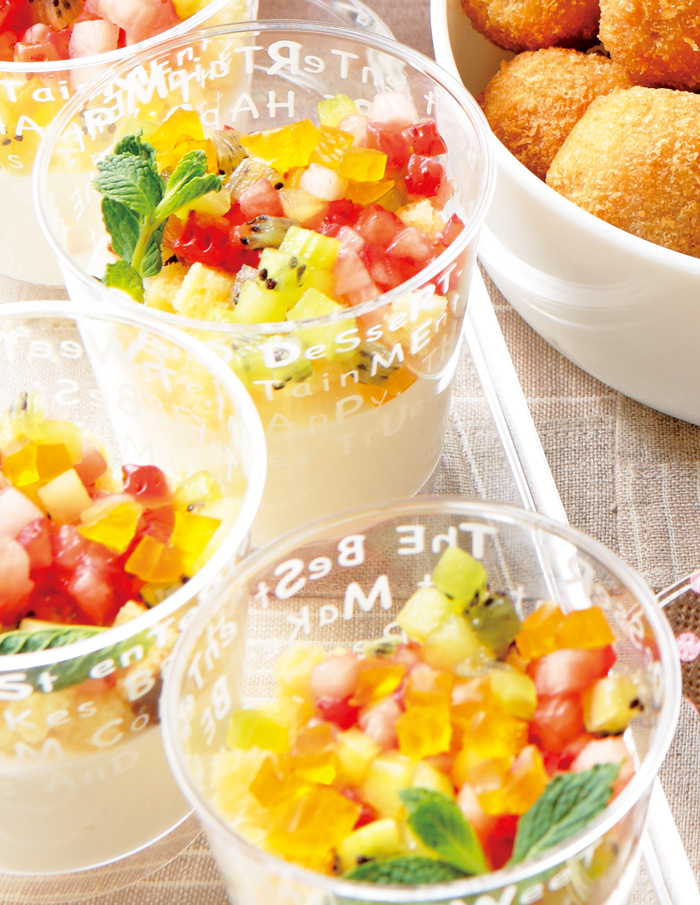 みかん寒天お弁当用に冷凍保存