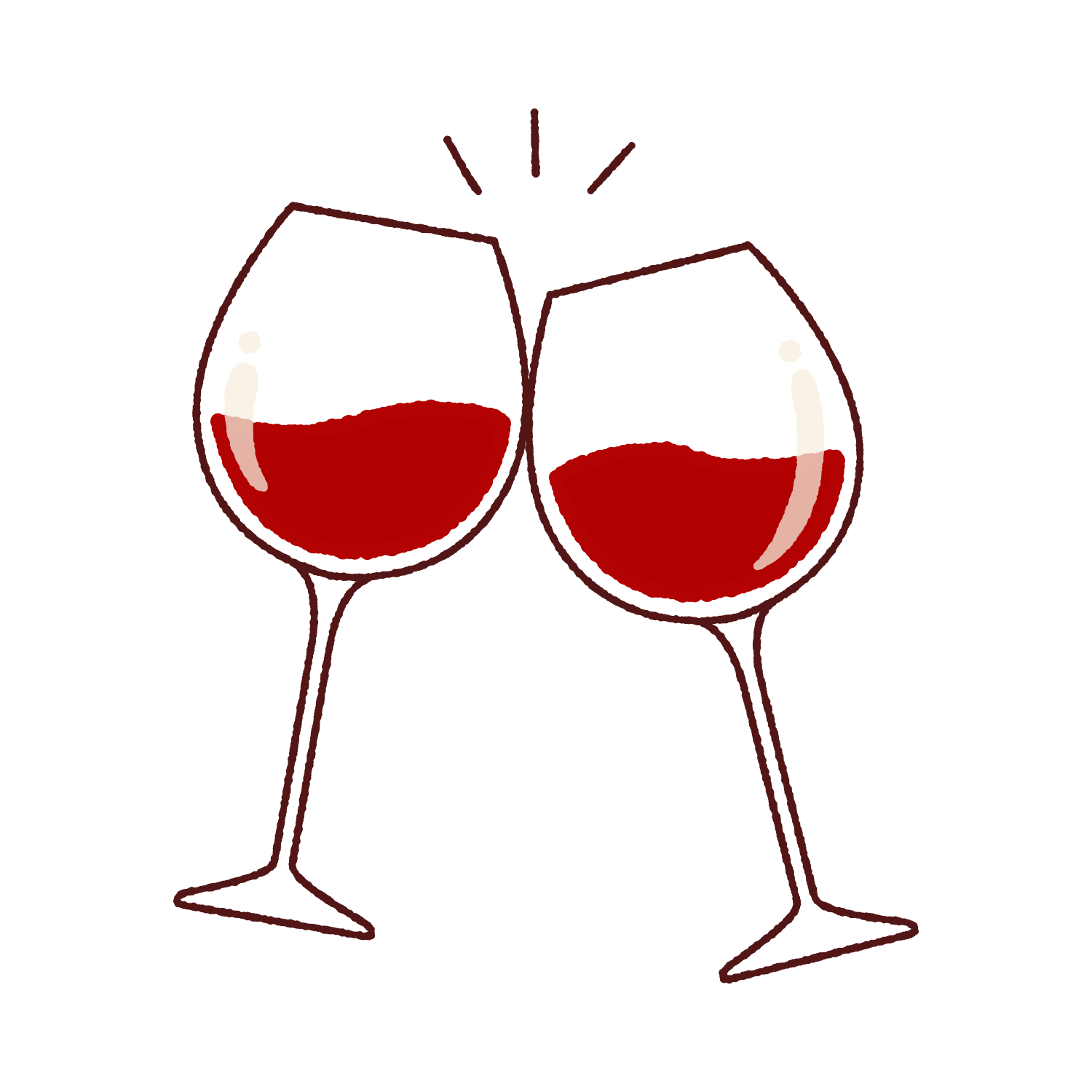 クロス乾杯のイラスト 結婚式かわいいフリー素材集 いらすとや