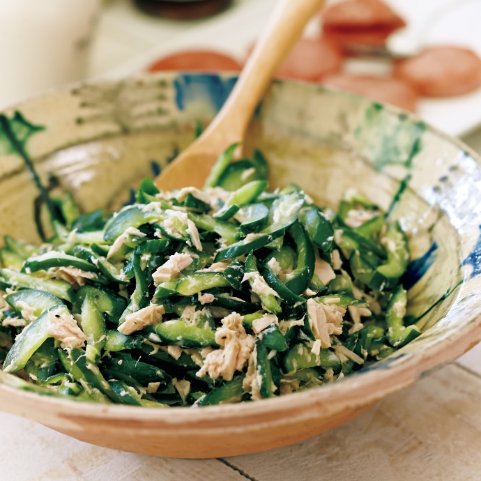 かんたん！菊の花ときゅうりとツナの酢の物 by お雑煮クックパッド簡単おいしいみんなのレシピが392万品