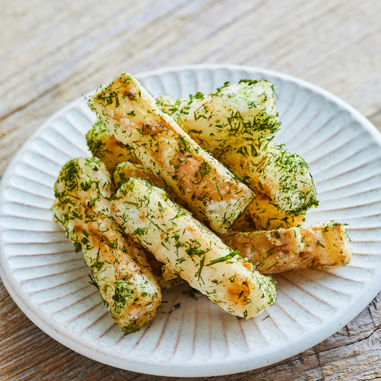 長芋と青のりフライ