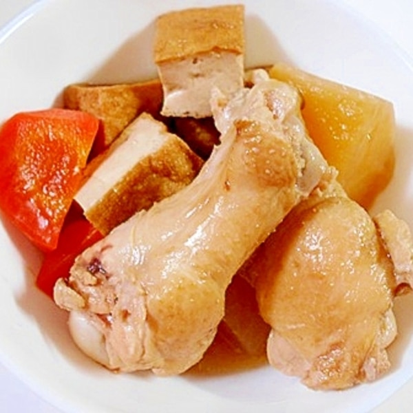 手羽元と厚揚げの煮もののレシピ・作り方プロに教わるおいしいレシピ オレンジページ.net