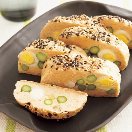 和風おもてなし 鶏ひき肉とおからの和風ミートローフ♡混ぜて焼くだけ♪おせち料理に詰めてもOK！アッコさん家の彩りレシピ アメリカLAスタイル