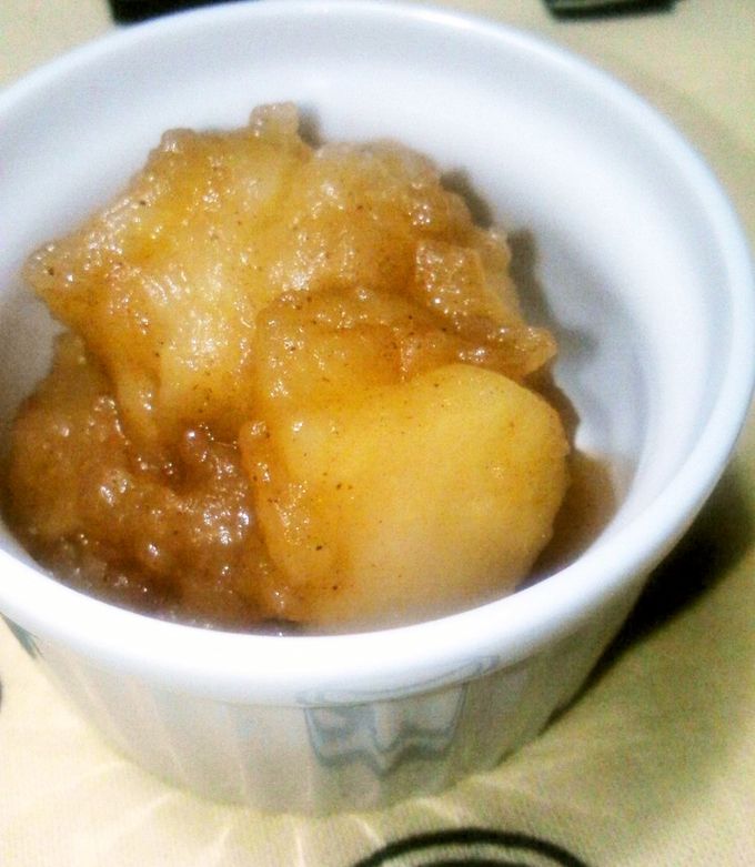 レンジで簡単♪シナモン香るりんご煮