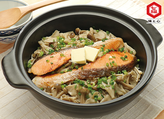 白だしで栗ご飯