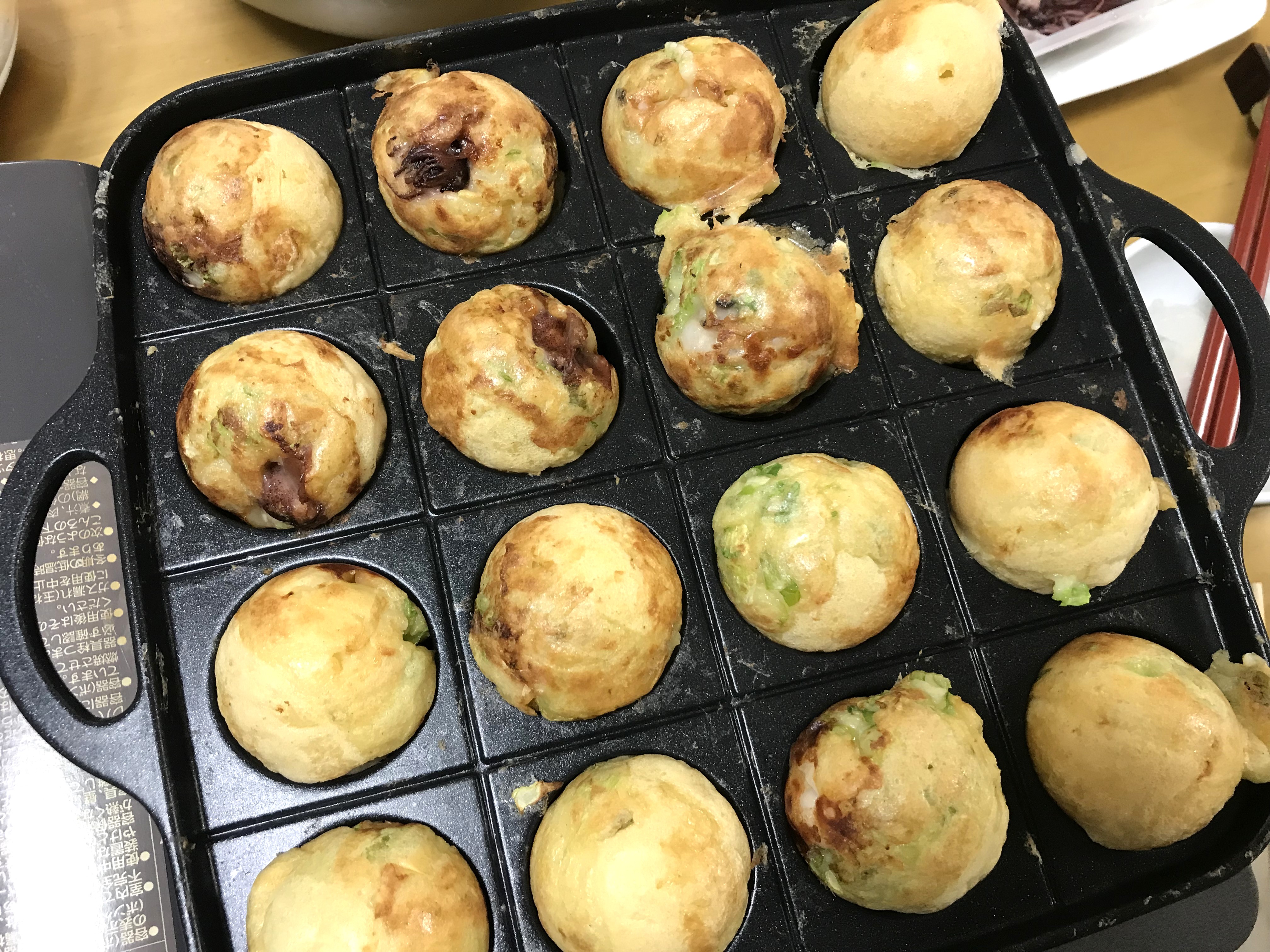 たこ焼きの中身 パーティー たこ以外は「すじこん」がオススメ！ - こっちゅうは主夫